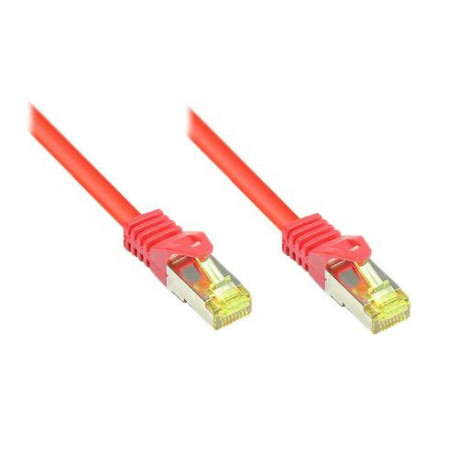 Alcasa 1.5m Cat7 RJ-45 networking cable Red S/FTP (S-STP)