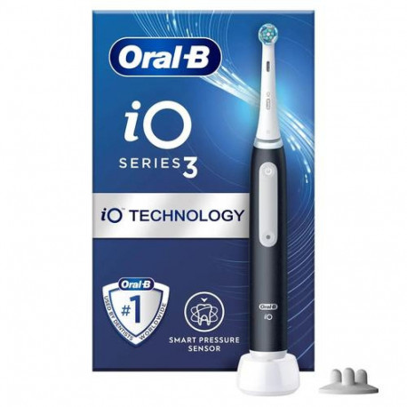 Oral-B iO 3 Matte Adult Vibrating toothbrush Black, White
