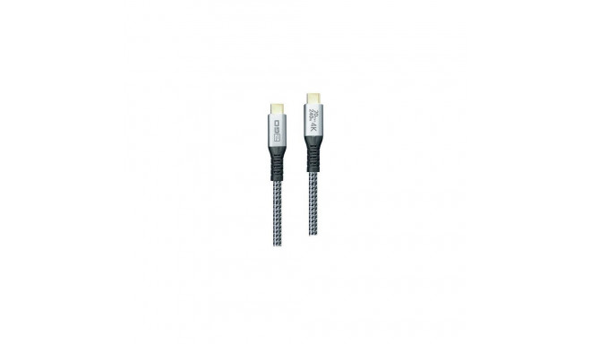 2GO 797515 USB cable USB 3.2 Gen 2x2 2 m USB C Silver