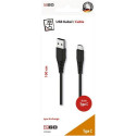 2GO 797281 USB cable 1 m USB B USB C Black