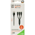 2GO 797155 lightning cable 1.5 m Black