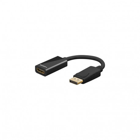 Goobay 75269 video cable adapter 0.1 m DisplayPort HDMI Black