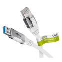 Goobay 74159 networking cable White 2 m Cat6 F/UTP (FTP)