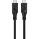 Goobay 74185 USB cable USB4 Gen 2x2 1.8 m USB C Black