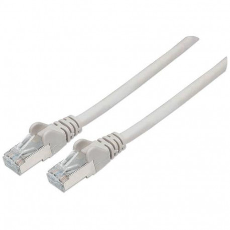 Intellinet Network Patch Cable, Cat7 Cable/Cat6A Plugs, 7.5m, Grey, Copper, S/FTP, LSOH / LSZH, PVC,