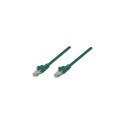 Intellinet Network Patch Cable, Cat6A, 0.25m, Green, Copper, S/FTP, LSOH / LSZH, PVC, RJ45, Gold Pla