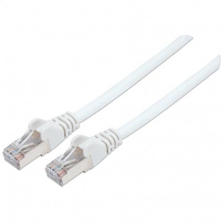 Intellinet Network Patch Cable, Cat6, 20m, White, Copper, S/FTP, LSOH / LSZH, PVC, RJ45, Gold Plated