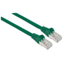 Intellinet Network Patch Cable, Cat6, 7.5m, Green, Copper, S/FTP, LSOH / LSZH, PVC, RJ45, Gold Plate