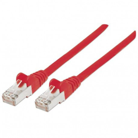 Intellinet Network Patch Cable, Cat6, 5m, Red, Copper, S/FTP, LSOH / LSZH, PVC, RJ45, Gold Plated Co