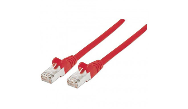 Intellinet Network Patch Cable, Cat6, 2m, Red, Copper, S/FTP, LSOH / LSZH, PVC, RJ45, Gold Plated Co