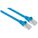Intellinet Network Patch Cable, Cat6, 0.5m, Blue, Copper, S/FTP, LSOH / LSZH, PVC, RJ45, Gold Plated