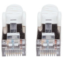 Intellinet Network Patch Cable, Cat6, 0.5m, White, Copper, S/FTP, LSOH / LSZH, PVC, RJ45, Gold Plate