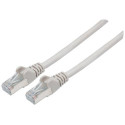 Intellinet Network Patch Cable, Cat6, 1m, Grey, Copper, S/FTP, LSOH / LSZH, PVC, RJ45, Gold Plated C