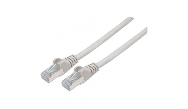 Intellinet Network Patch Cable, Cat6, 1m, Grey, Copper, S/FTP, LSOH / LSZH, PVC, RJ45, Gold Plated C