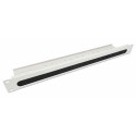 Intellinet 19&quot; Cable Entry Panel with Cable Tray 2-Pack, 2-Piece Set, 1U, with Brush Insert