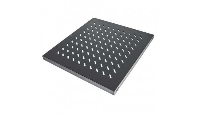 Intellinet 19&quot; Fixed Shelf, 1U, 525mm Depth, Max 50kg, Black