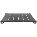 Intellinet 19&quot; Sliding Shelf, 1U, 800 to 1000mm Depth, shelf depth 550mm, Black
