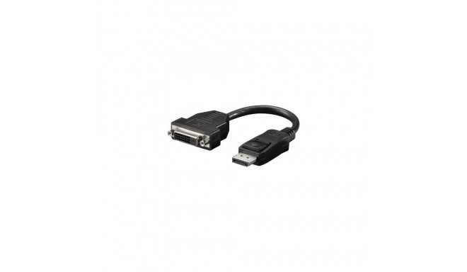 Goobay DisplayPort - DVI-D M/F 0.2 m Black