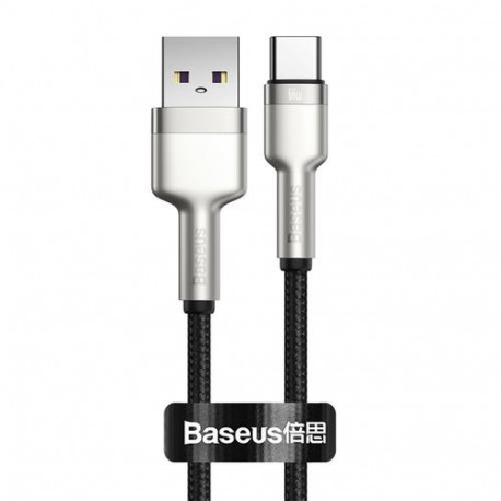 Baseus CAKF000201 USB cable USB 2.0 2 m USB A USB C Black, Silver