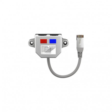 Goobay 68911 network splitter Power over Ethernet (PoE) Grey