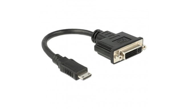 DeLOCK 65564 video cable adapter 0.2 m HDMI Type C (Mini) DVI-D Black