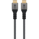 Goobay 64999 HDMI cable 0.5 m HDMI Type A (Standard) Black, Silver