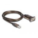 DeLOCK Adapter USB 2.0 Type-A to 1 x Serial RS-232 D-Sub 9 pin male with screws 1.5 m
