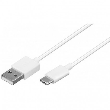 Goobay 59130 USB cable USB 2.0 2 m USB A USB C White