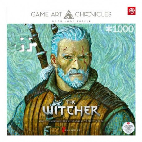 Cenega The Witcher Geralt & Vincent van Gogh Jigsaw puzzle 1000 pc(s) Video game