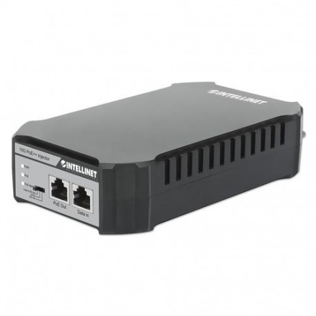 Intellinet 10G PoE++ Injector One 95 W Port, IEEE 802.3bt (4PPoE) Compliant, Metal Housing, Wall-mou