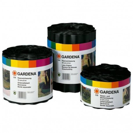 Gardena 532-20 garden edging Garden edging roll Plastic Black