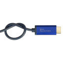 Alcasa 4860-SF020B video cable adapter 2 m DisplayPort HDMI Black, Blue