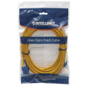 Intellinet Fiber Optic Patch Cable, OS2, LC/SC, 3m, Yellow, Duplex, Single-Mode, 9/125 µm, LSZH, Fib