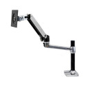 Ergotron LX Series Desk Mount LCD Arm, Tall Pole monitor mount / stand 86.4 cm (34&quot;) Black