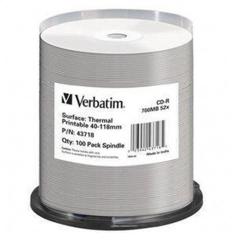 Verbatim CD-R Thermal Printable No ID Brand