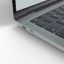 Lindy USB Type C Port Blockers (Without Key) - Pack of 10, Green