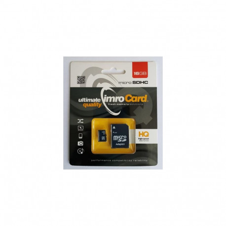 IMRO 4/16G ADP memory card 16 GB MicroSDHC Class 4