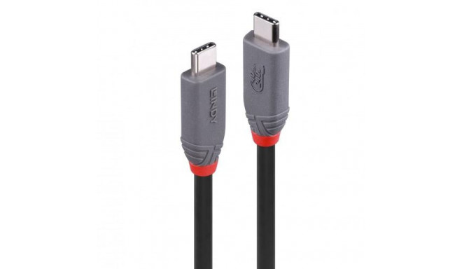 Lindy 1.5m USB 4 240W Type C Cable, Anthra Line