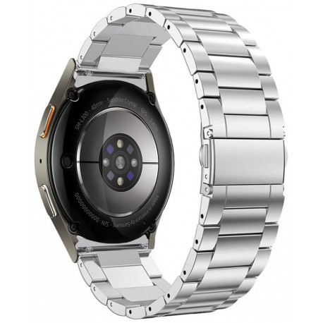 Tech-Protect kellarihm Stainless Samsung Galaxy Watch4/5/5Pro/6/7/FE, hõbedane