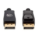 Manhattan DisplayPort 1.4 Cable, 8K@60hz, 3m, Braided Cable, Male to Male, Equivalent to DP14MM3M, W