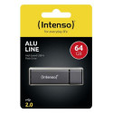 Intenso Alu Line USB flash drive 64 GB USB Type-A 2.0 Anthracite