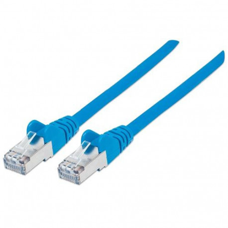 Intellinet Network Patch Cable, Cat6A, 3m, Blue, Copper, S/FTP, LSOH / LSZH, PVC, RJ45, Gold Plated 