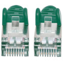 Intellinet Network Patch Cable, Cat6A, 2m, Green, Copper, S/FTP, LSOH / LSZH, PVC, RJ45, Gold Plated