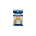 Intellinet Network Patch Cable, Cat6, 3m, Yellow, CCA, U/UTP, PVC, RJ45, Gold Plated Contacts, Snagl