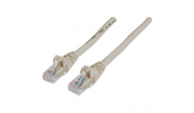 Intellinet Network Patch Cable, Cat6, 20m, Grey, CCA, U/UTP, PVC, RJ45, Gold Plated Contacts, Snagle