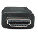 Manhattan HDMI to DVI-D 24+1 Cable, 1m, Male to Male, Black, Equivalent to HDDVIMM1M, Dual Link, Com Manhattan HDMI to DVI-D 24+1 Cable, 1m, Male to Male, Black, Equivalent to HDDVIMM1M, Dual Link, Com
