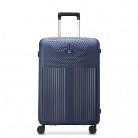 Carrefour 3219110509359 luggage Trolley Hard shell Blue Polypropylene (PP)