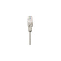 Intellinet Network Patch Cable, Cat5e, 2m, Grey, CCA, U/UTP, PVC, RJ45, Gold Plated Contacts, Snagle