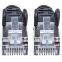 Intellinet Network Patch Cable, Cat6A, 3m, Black, Copper, S/FTP, LSOH / LSZH, PVC, RJ45, Gold Plated