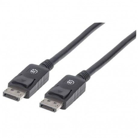 MANHATTAN DisplayPort Kabel St/St  3.0m geschirmt   schwarz